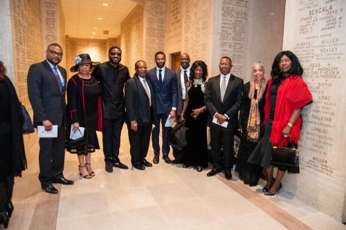 Dr. Obi Onuchukwu, Mrs. Lilian Obioha, Mr. Ifeanyi Aneke, Mr. Dilibe Aneke, Mrs. Iheakanwa Obioha, Engr. K.C. Obioha, Dr. Lorraine Obioha & Mrs. Onu Obioha